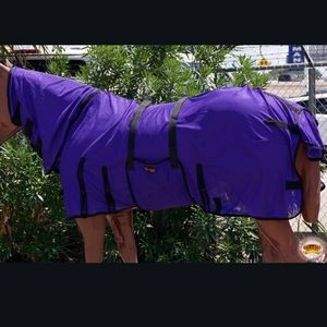 Purple and black UV fly sheet